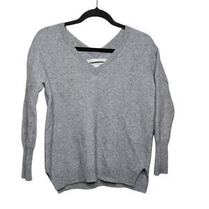 Max Studio Cashmere Sweater Long Sleeve V-neck 2 Ply S